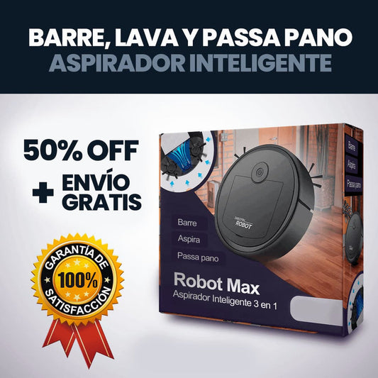 Robot de Limpieza 3 en 1 MaxClean® – ¡COMPRA 1 Y LLÉVATE 2 SOLO HOY! 🔥